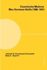 Cover von Exzentrische Moderne: Max Herrmann-Neiße (1886-1941)