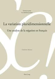 Cover von La variation pluridimensionnelle