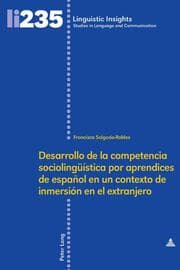 Cover von Desarrollo de la competencia sociolingüística por aprendices de español en un contexto de inmersión en el extranjero