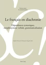 Cover von Le français en diachronie
