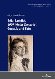 Cover von Béla Bartóks 1907 Violin Concerto