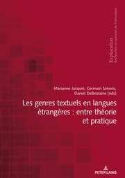 Cover von Les genres textuels en langues étrangères : entre théorie et pratique
