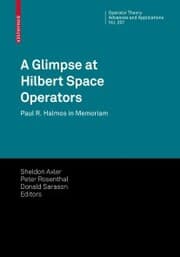 Cover von A Glimpse at Hilbert Space Operators