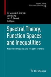 Cover von Spectral Theory, Function Spaces and Inequalities