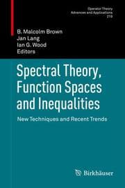 Cover von Spectral Theory, Function Spaces and Inequalities