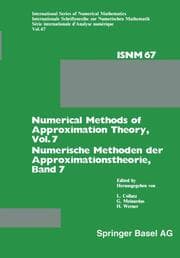 Cover von Numerical Methods of Approximation Theory, Vol.7 / Numerische Methoden der Approximationstheorie, Band 7
