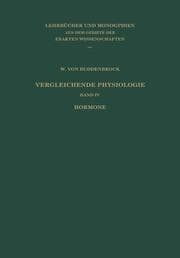 Cover von Vergleichende Physiologie
