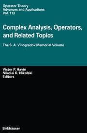 Cover von Complex Analysis, Operators, and Related Topics