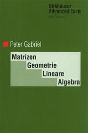 Cover von Matrizen, Geometrie, Lineare Algebra