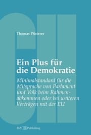 Cover von Ein Plus für die Demokratie