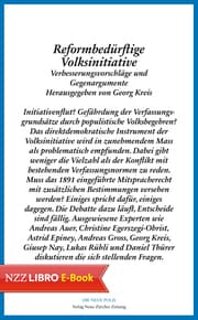 Cover von Reformbedürftige Volksinitiative