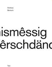 Cover von Fêrhêldnismêssig onmessfêrschdändlîch