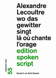 Cover von wo das gewitter singt / là où chante l'orage