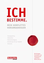 Cover von Ich bestimme. Mein komplettes Vorsorgedossier