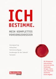 Cover von Ich bestimme. Mein komplettes Vorsorgedossier