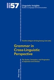 Cover von Grammar in Cross-Linguistic Perspective
