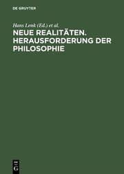 Cover von Neue Realitäten. Herausforderung der Philosophie