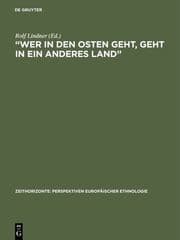Cover von 'Wer in den Osten geht, geht in ein anderes Land'