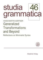 Cover von Generalized Transformations and Beyond