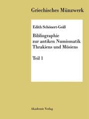 Cover von Bibliographie zur antiken Numismatik Thrakiens und Moesiens