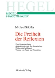Cover von Die Freiheit der Reflexion