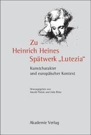 Cover von Zu Heinrich Heines Spätwerk 'Lutezia'