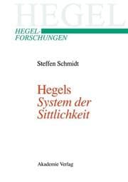 Cover von Hegels 'System der Sittlichkeit'