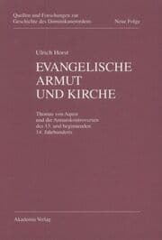 Cover von Evangelische Armut und Kirche
