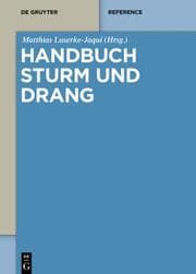 Cover von Handbuch Sturm und Drang