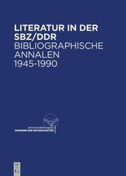 Cover von Literatur in der SBZ/DDR