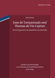 Cover von Juan de Torquemada und Thomas de Vio Cajetan
