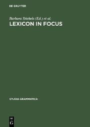 Cover von Lexicon in Focus