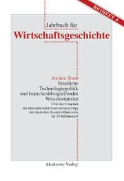 Cover von Staatliche Technologiepolitik und branchenübergreifender Wissenstransfer