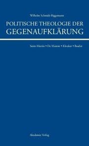 Cover von Politische Theologie der Gegenaufklärung