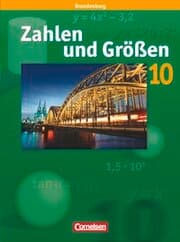 Cover von Zahlen und Größen - Sekundarstufe I - Brandenburg - 10. Schuljahr