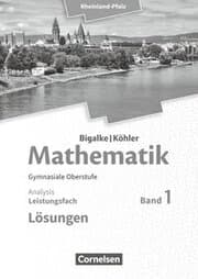 Cover von Bigalke/Köhler: Mathematik - Rheinland-Pfalz - Leistungsfach Band 1