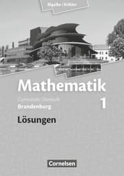 Cover von Bigalke/Köhler: Mathematik - Brandenburg - Ausgabe 2013 - Band 1