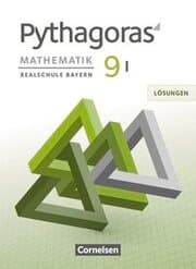 Cover von Pythagoras - Realschule Bayern - 9. Jahrgangsstufe (WPF I)