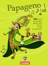 Cover von Papageno, Gs, 100 Lieder zum Singen, Spielen, Tanzen, Malen und Basteln in der Grundschule