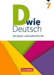 Cover von D wie Deutsch - Das Sprach- und Lesebuch für alle - Ausgabe 2018 - 7. Schuljahr