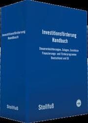 Cover von Investitionsförderung Handbuch