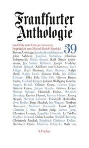 Cover von Frankfurter Anthologie 39