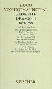 Cover von Gedichte/Dramen I, 1891-1898