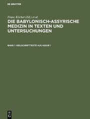 Cover von Keilschrifttexte aus Assur 1