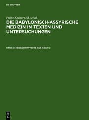 Cover von Keilschrifttexte aus Assur 2
