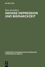 Cover von Große Depression und Bismarckzeit