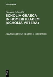 Cover von Scholia ad libros Y - O continens