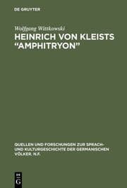Cover von Heinrich von Kleists 'Amphitryon'