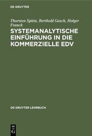 Cover von Systemanalytische Einführung in die kommerzielle EDV