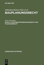 Cover von OESTREICHER:STBAUFOERDGES 3A BAUPLANUNGSR 2 SGU